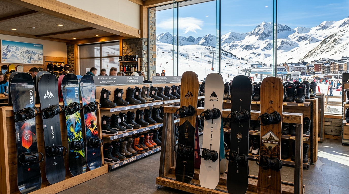 Alquiler de snowboard en Andorra: deslízate más y preocúpate menos